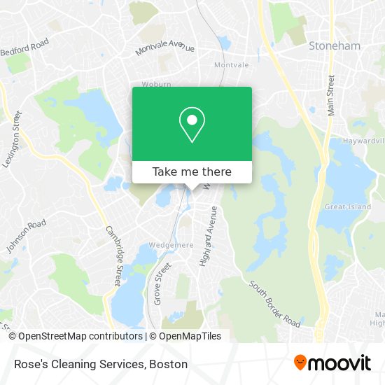 Rose's Cleaning Services map