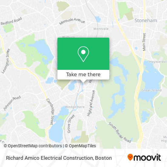 Richard Amico Electrical Construction map