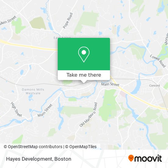 Mapa de Hayes Development