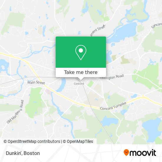 Dunkin' map