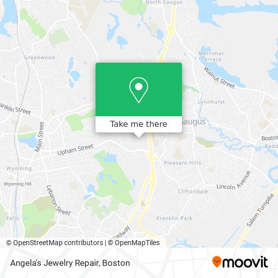 Mapa de Angela's Jewelry Repair