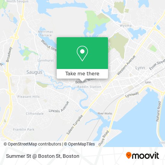 Mapa de Summer St @ Boston St