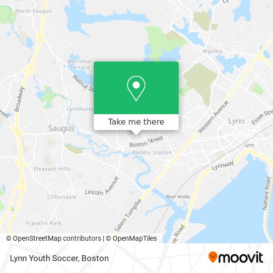 Lynn Youth Soccer map