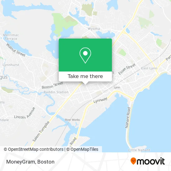 MoneyGram map