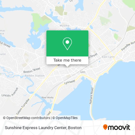 Sunshine Express Laundry Center map