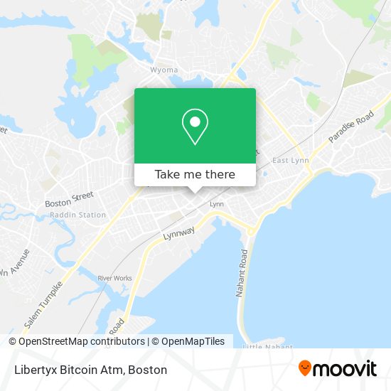 Mapa de Libertyx Bitcoin Atm