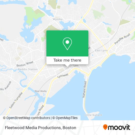 Fleetwood Media Productions map