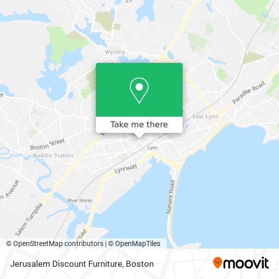 Jerusalem Discount Furniture map