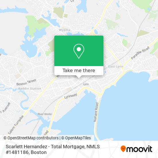 Mapa de Scarlett Hernandez - Total Mortgage, NMLS #1481186