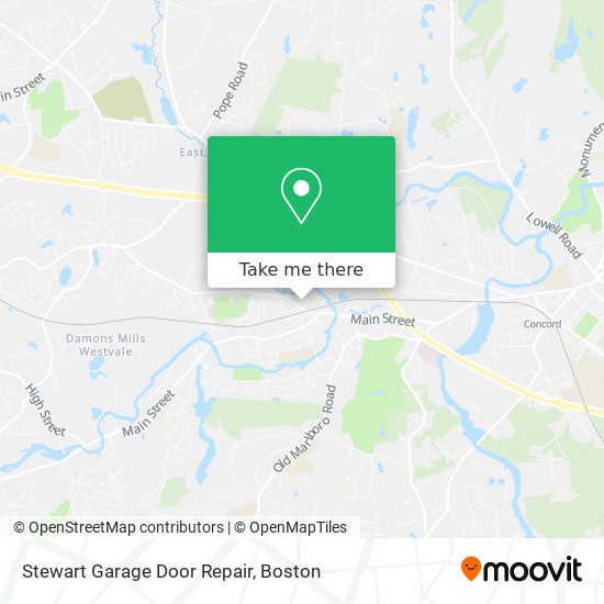 Mapa de Stewart Garage Door Repair