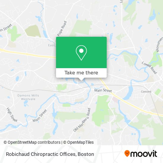 Robichaud Chiropractic Offices map
