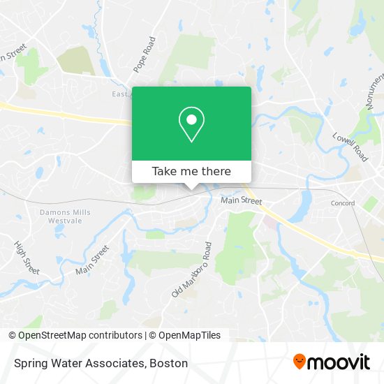 Mapa de Spring Water Associates