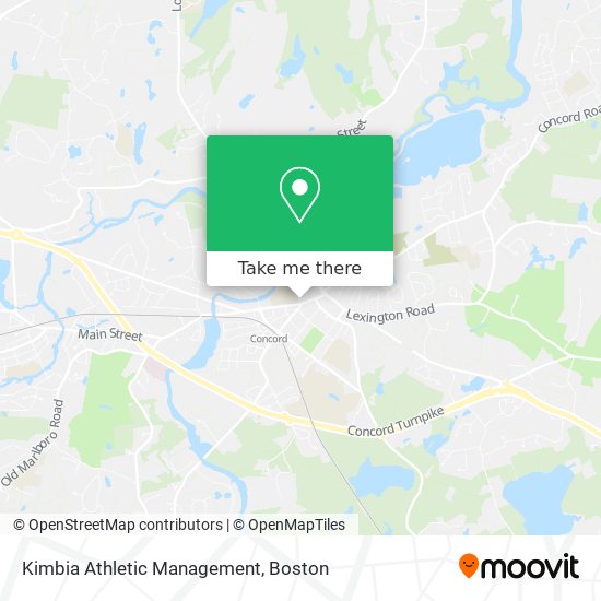 Kimbia Athletic Management map