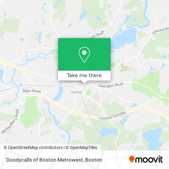 Mapa de Doodycalls of Boston Metrowest