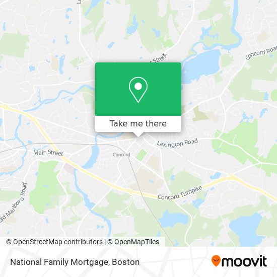 Mapa de National Family Mortgage