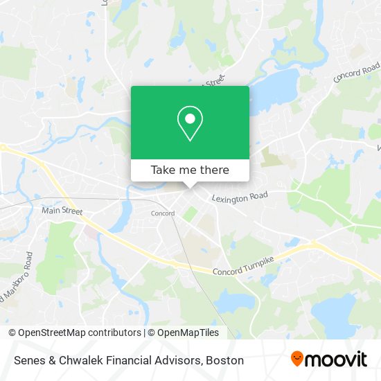 Mapa de Senes & Chwalek Financial Advisors