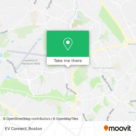 EV Connect map