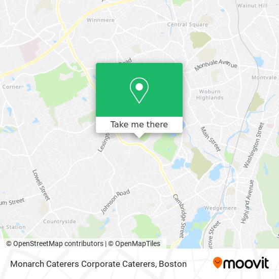 Monarch Caterers Corporate Caterers map