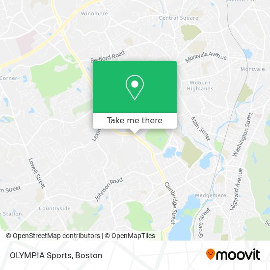 OLYMPIA Sports map