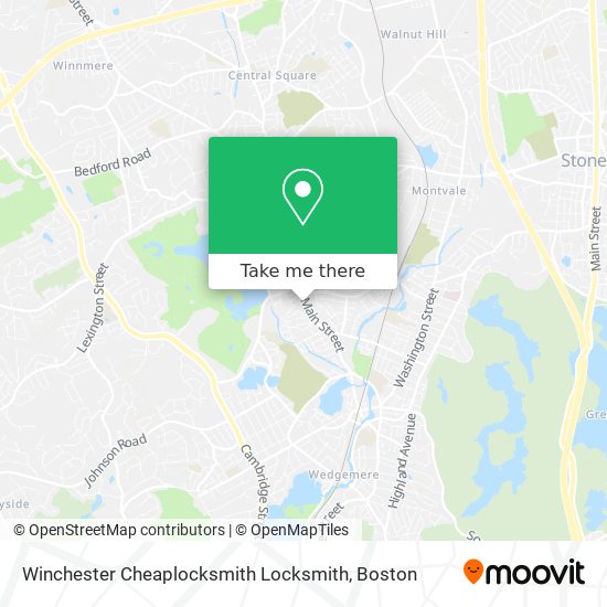 Winchester Cheaplocksmith Locksmith map