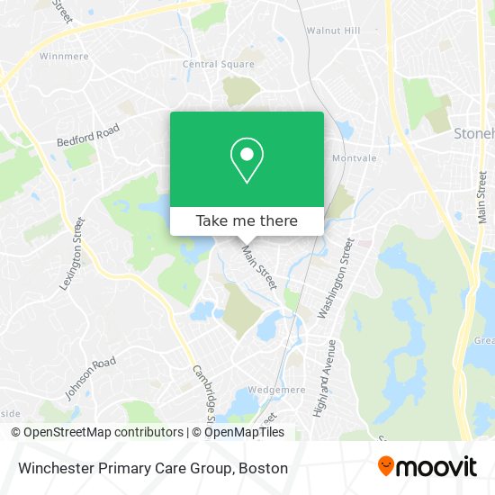 Winchester Primary Care Group map