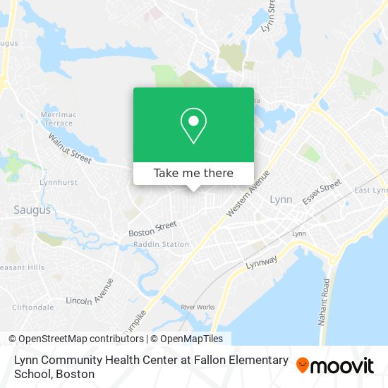 Lynn Community Health Center at Fallon Elementary School map