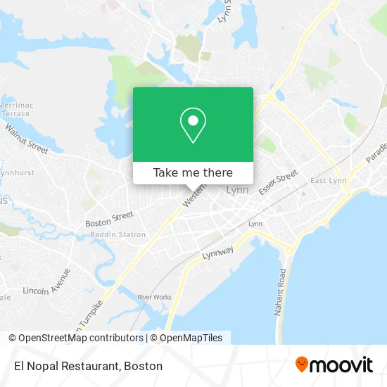 El Nopal Restaurant map