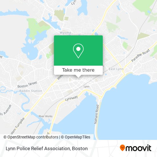 Mapa de Lynn Police Relief Association