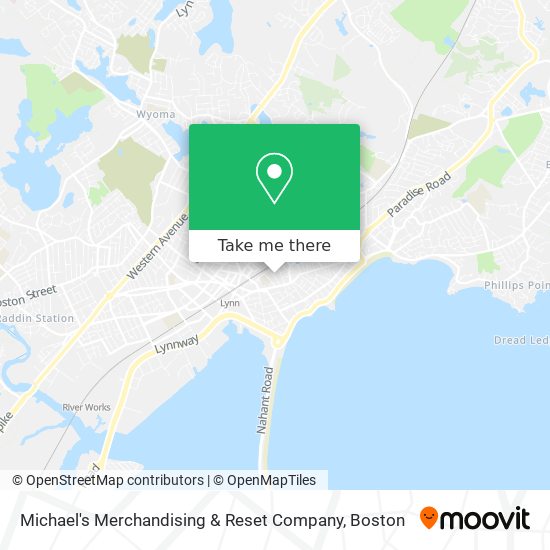 Mapa de Michael's Merchandising & Reset Company