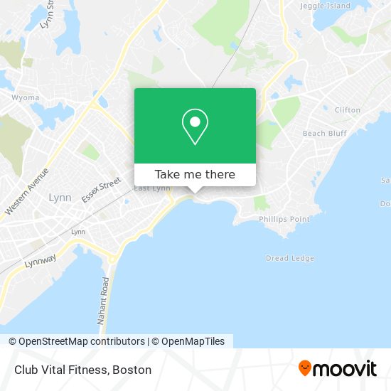 Club Vital Fitness map