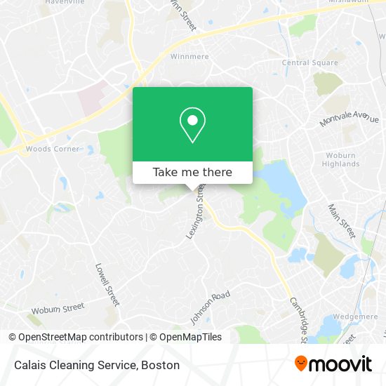 Mapa de Calais Cleaning Service