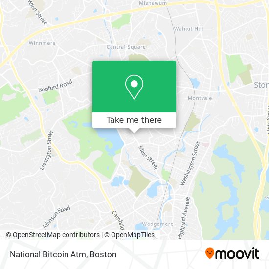 Mapa de National Bitcoin Atm