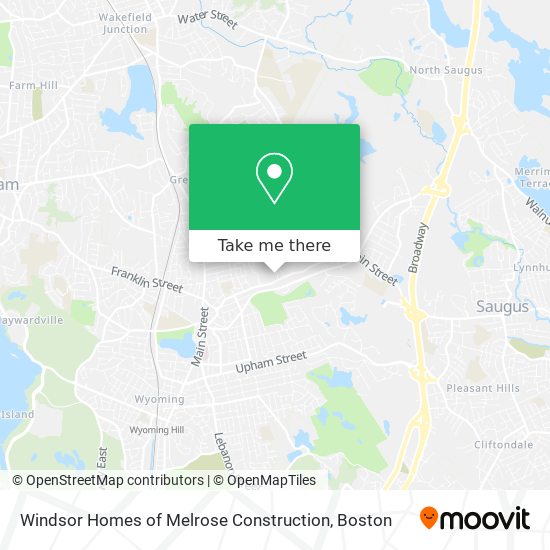 Windsor Homes of Melrose Construction map