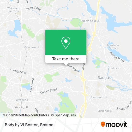Mapa de Body by VI Boston