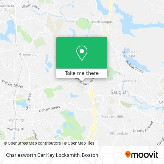 Mapa de Charlesworth Car Key Locksmith