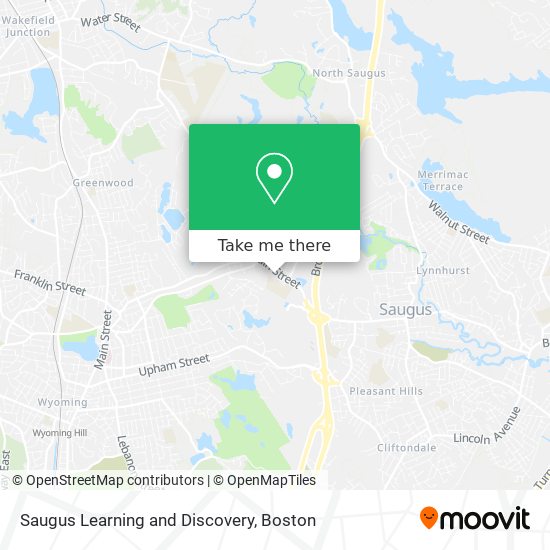 Mapa de Saugus Learning and Discovery