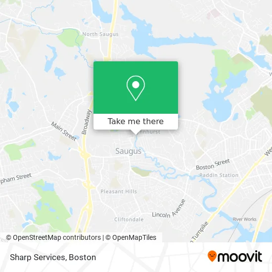 Sharp Services map