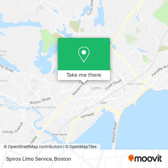 Spiros Limo Service map