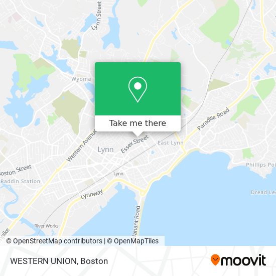 Mapa de WESTERN UNION