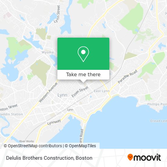 Delulis Brothers Construction map