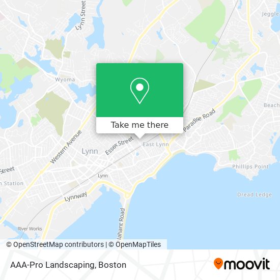 AAA-Pro Landscaping map