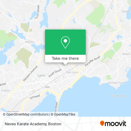 Neves Karate Academy map