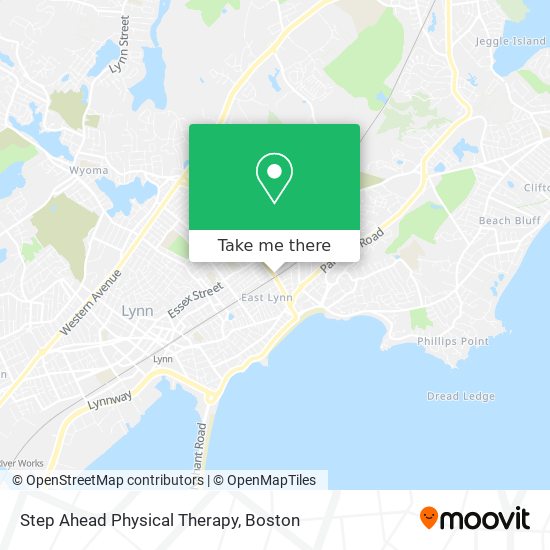 Step Ahead Physical Therapy map