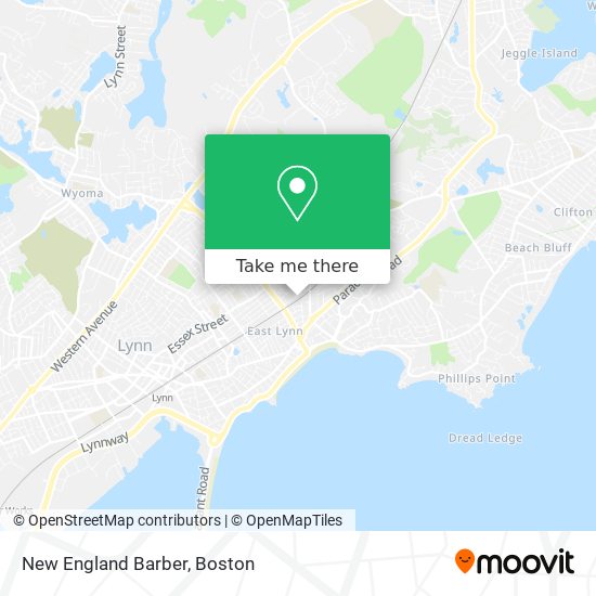 Mapa de New England Barber