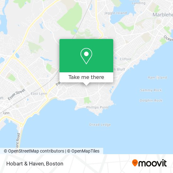 Mapa de Hobart & Haven