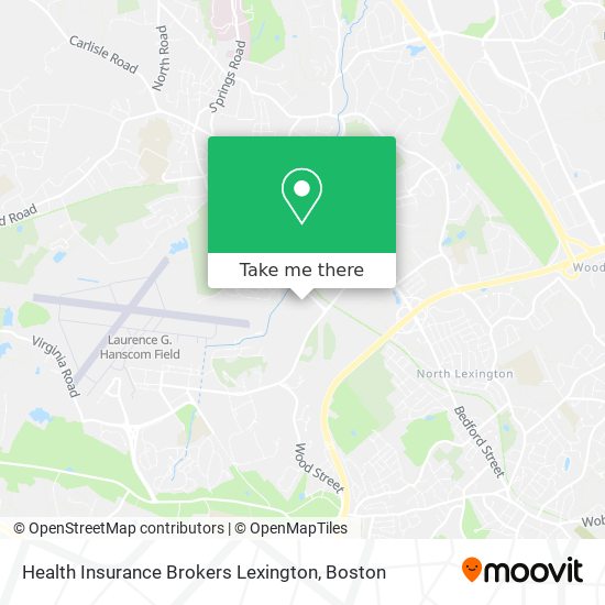 Health Insurance Brokers Lexington map