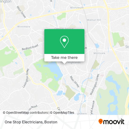 Mapa de One Stop Electricians