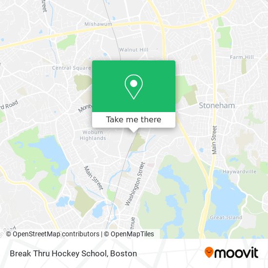 Mapa de Break Thru Hockey School