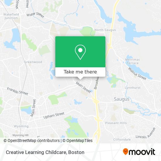 Creative Learning Childcare map