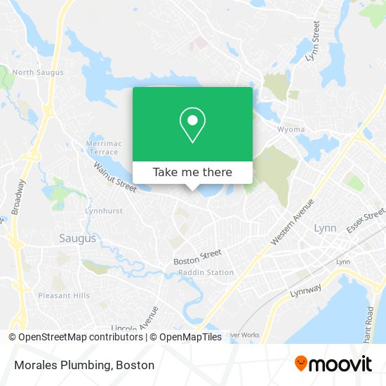 Morales Plumbing map